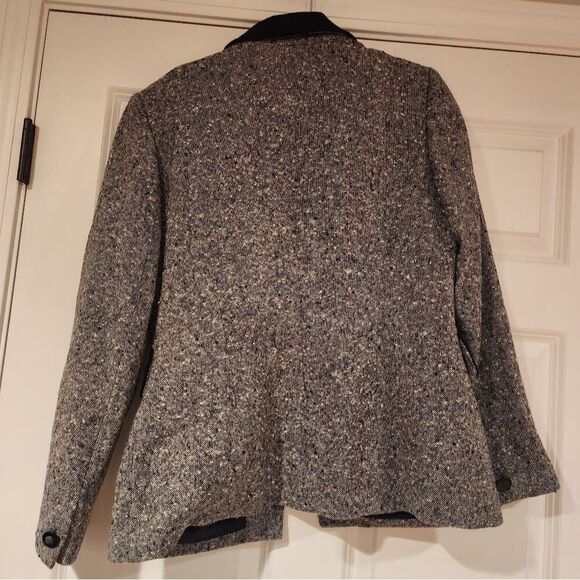 Lavantino 100% wool vintage black and white suit jacket Size 10 - Picture 5 of 5